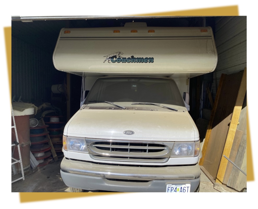 The renovated 2001 Coachmen Santara Class C RV